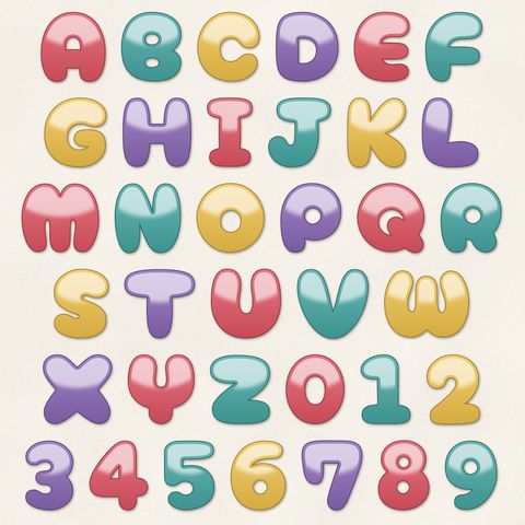 Preview of Candy Gel Alphabet