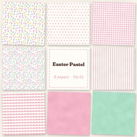 Preview of Easter Pastel Papers