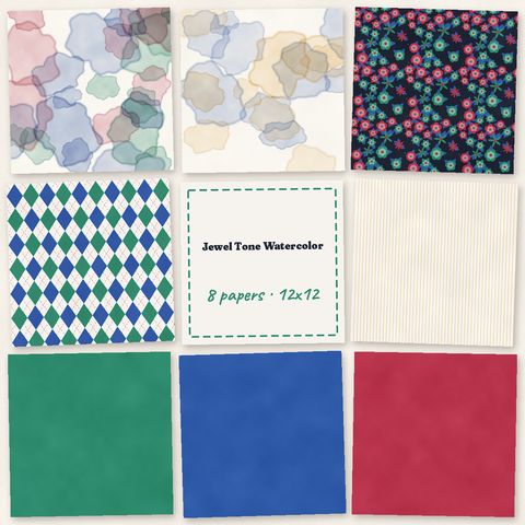Preview of Jewel Tone Watercolor Papers