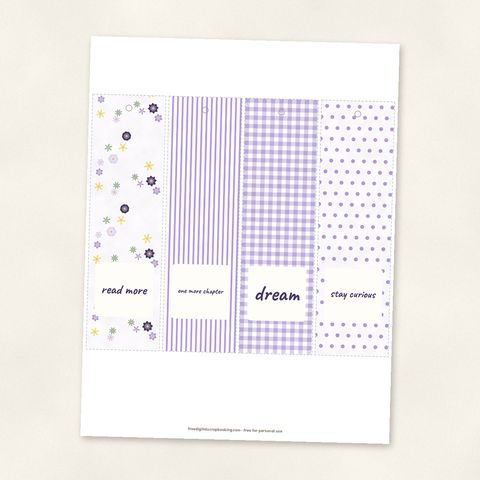 Preview of Printable Bookmarks