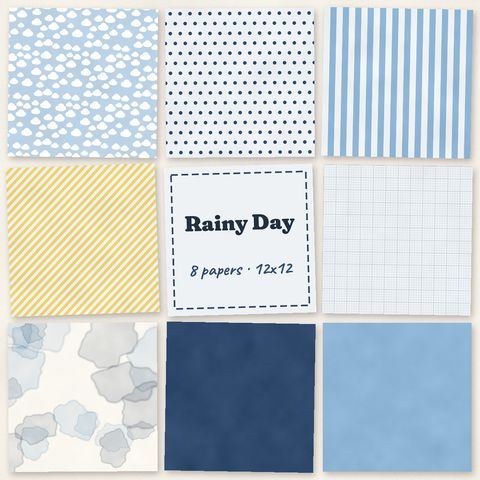 Preview of Rainy Day Paper Pack