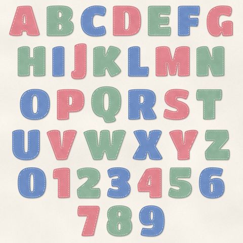 Preview of Stitched Felt Alphabet