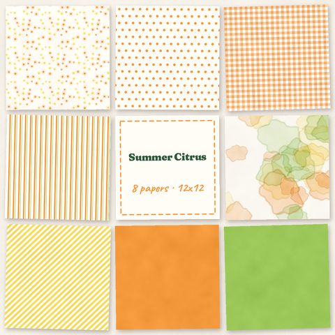 Preview of Summer Citrus Papers